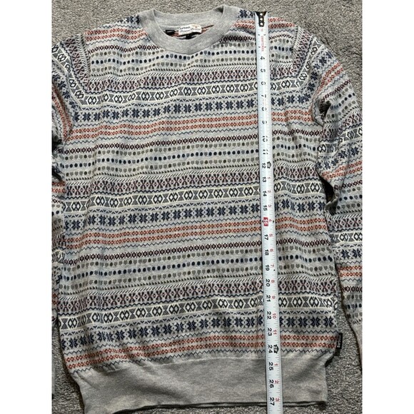 Barbour Beacon Brand Nordic Style Men's Cashmere Blend Sweater Size M - Picture 2 of 7